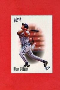 1996 BEST CARDS-WES HELMS-MACON BRAVES AUTOGRAPHED  VINTAGE CARD-NM
