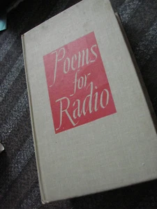 Vintage 1945 Poems For Radio book Poetry House HC  - Imagen 1 de 7