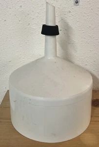 embudo de polvo de plástico alto con tapón - Imagen 1 de 1