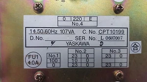 YASKAWA POWER SUPPLY MODULE JZNC-MTU02-1 - Picture 1 of 2