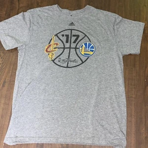 Adidas Cavs Vs Warriors 2017 NBA Finals T-Shirt Size 2XL - Picture 1 of 5