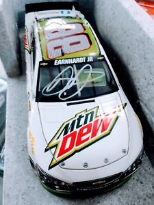 2016 Dale Earnhardt Jr Autographed Mountain Dew ‘All-Star’ 1/24 Car.  Hologram.