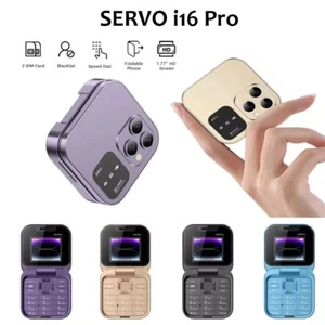 2024 New Mini Flip Mobile Phone 2 SIM Card Small Display Foldable Cell Phone Hot - Picture 1 of 18