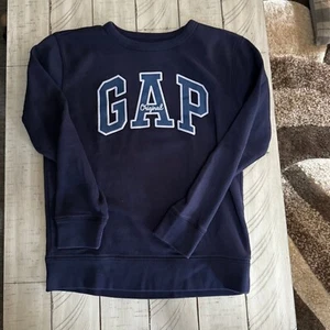 Gap Logo Crewneck Sweatshirt - Navy Blue - Size Youth XXL - Picture 1 of 2