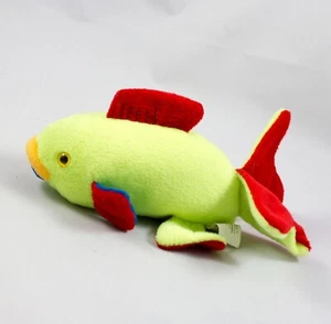 Kuddle Me Toys Colorful Huggable Plush Fish Toy 8" Long - Picture 1 of 6