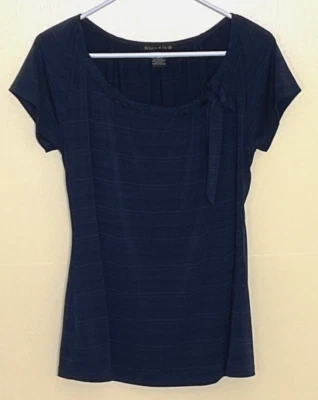 Top pulóver de manga corta para mujer SUZIE IN THE CITY azul marino talla L Foto 1 de 4