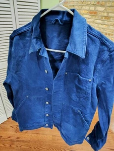 ZARA Man Men's Blue Light Jean Jacket Medium Slick Sexy New - Picture 1 of 10