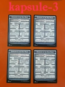 4x Dungeon of the Mad Mage | TOKEN | Forgotten Realms | MTG Magic Cards - Picture 1 of 2