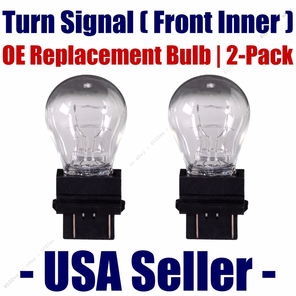 Bombilla intermitente interior delantera 2pk se adapta a vehículos Volkswagen listados 3457/3357 Foto 1 de 1