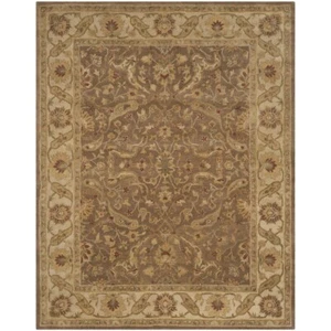 SAFAVIEH Antiquity AT311A Handmade Brown / Gold Rug - Picture 1 of 35