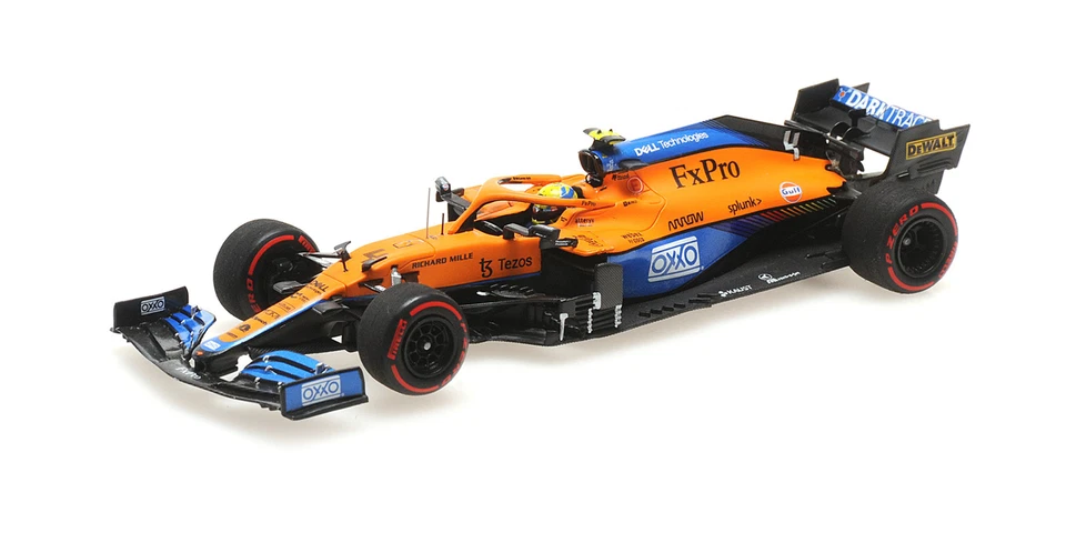 Minichamps 1:43 McLAREN MCL35M LANDO NORRIS POLE POSITION RUSSIAN GP 2021 - Immagine 1 di 1
