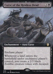 MAGIC THE GATHERING MTG CURSE OF THE RESTLESS DEAD NM+ - Foto 1 di 1