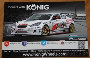 2013 Dennis Mertzanis Konig Wheels Hyundai Genesis SEMA Formula Drift Handout - Picture 1 of 1