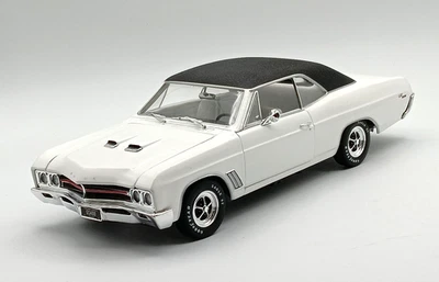 Ertl American Muscle 1:18 1967 Buick GS 400 branco com capota rígida preta "escassa" - Imagem 1 de 4