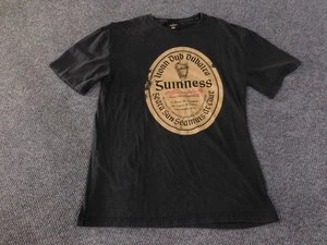 Guinness T Shirt Herren XL Schwarz Bier Grafik Vintage Distressed - Bild 1 von 13