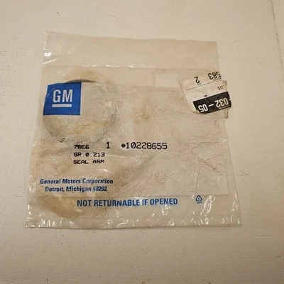 NUEVO OEM GM 10228655 cigüeñal del motor sello de aceite delantero Chevy GMC 4.3 5.0 5.7 95-13 Foto 1 de 3