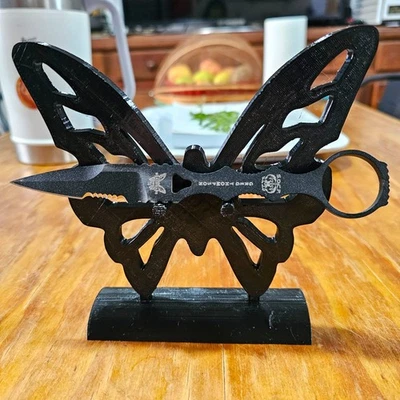 Knife Display Stand For Benchmade Folding Knives Black Single Holder  Descriptio - Image 1 of 2