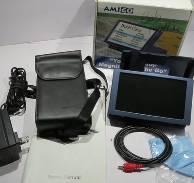 Amigo NTSC Reading Magnifier Desktop HD Enhanced Vision AMG-A w/ Power Adapter - Image 1 of 4