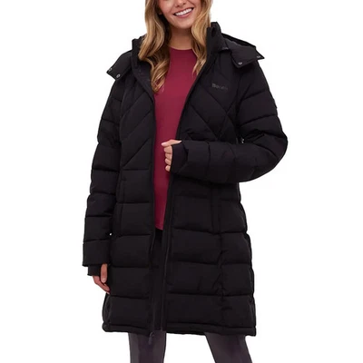 Bench. Women's Long Puffer Jacket - Black - Small - New - Fast shipping - Image 1 of 4