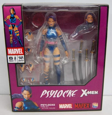 Mafex X-Men Psylocke (Versão Quadrinhos) Boneco #141 Marvel Medicom brinquedo - Imagem 1 de 4