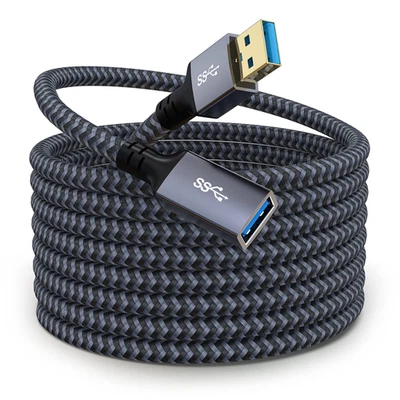 USB Extension Cable 20Ft- USB3.0 Extension Cable,Durable Braided Design Type a M - Image 1 of 4