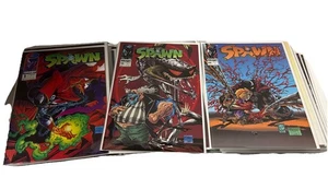 Lote de cómics Spawn del 1 al 40 todo de alto grado casi nuevo McFarlane temas clave imagen - Imagen 1 de 9