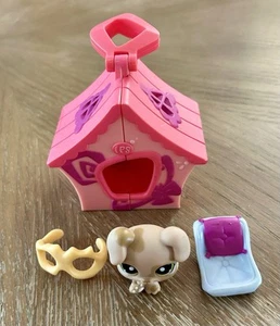 Littlest Pet Shop LPS Puppy #1353 with Accessories Doggy Spa - Picture 1 of 5