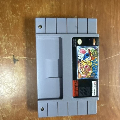 The Ren and Stimpy Show: Veediots! Super Nintendo SNES Authentic Tested Works - Image 1 of 3