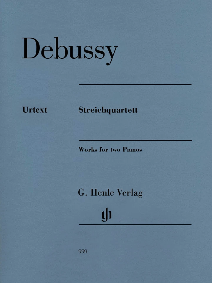Claude Debussy String Quartet Henle Urtext Violin Viola Sheet Music Book - Image 1 of 1
