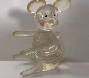 Vintage Lucite Clear Plastic mouse Made in Hong Kong - Picture 1 of 7