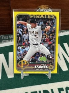 2024 Topps Update Series Rookie Debut Yellow #US288 Paul Skenes (RC) Pirates  - Bild 1 von 2