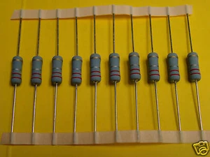 .22 OHM 2 WATT EMITTER RESISTORS FOR PHASE LINEAR OTHERS 12 PK - Picture 1 of 2