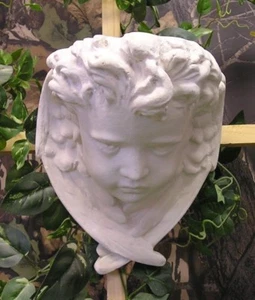 7529 Cherub Cupid Face Shelf Bracket Corbel Latex Fiberglass Production Mold - Picture 1 of 1