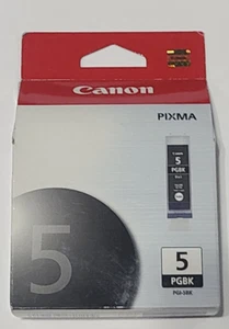 NEU Canon PGI-5BK PGBK 5 Schwarz Tintenpatrone Pixma Original Versiegelt - Bild 1 von 3