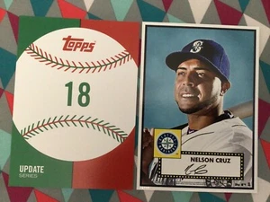 Nelson Cruz #18 Mariners 70/99 Made 2015 Topps 5x7 1952 Tribute Update Ghettoblacker - Bild 1 von 1