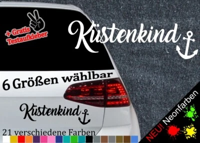 Küstenkind Aufkleber Sticker Anker Hamburg Sylt Rügen Hafen Fisch Küste JDM DUB - Bild 1 von 4