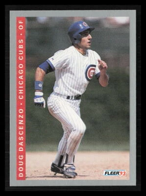 Doug Dascenzo 1993  Fleer #376  Chicago Cubs - Image 1 of 2