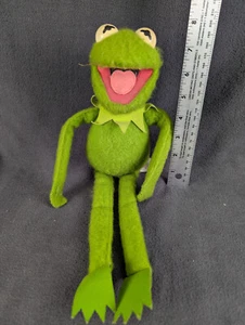 Vintage Kermit der Frosch Fisher Price Stofftier Plüschtier #857 1981 Jim Henson 14 Zoll - Bild 1 von 9