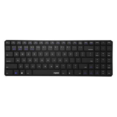 Rapoo E9100M Flache Multimodus-Tastatur 2 4 GHz Wireless DE-Layout - Bild 1 von 4
