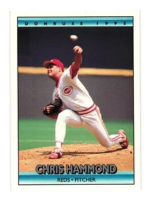 1992 Donruss #172 Chris Hammond Cincinnati Reds - Image 1 of 2