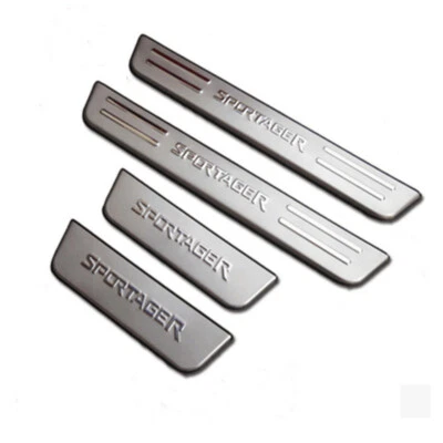Door Sill Cover Scuff Plate Guard Stainless Steel For Kia Sportage 2011-2017 - image 1 of 2