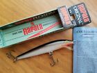 Vintage 3.5" Rapala 9S Floating Fishing Lure Silver w/ Box & Paper NOS