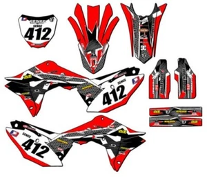 2017-2018 CRF 450 R PODIUM Red Senge Graphics Kit Compatible with Honda - Picture 1 of 10