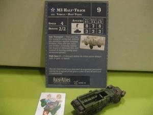 =Media pista Axis & Allies Miniatures D-DAY M3 con tarjeta 23/45= - Imagen 1 de 1