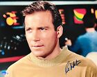 Photo signée William Shatner 11x14 Star Trek Captain Kirk Beckett BAS témoin
