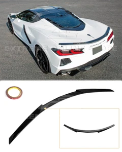 Air Design Rear Spoiler For 20-Up Corvette C8 Carbon Flash Low Profile Lid Wing - Bild 1 von 12