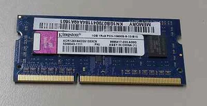 Memorie Sodimm 1 GB DDR3 1333 MHz PC3-10600 204 pin - vedi lista nell'inserzione - Foto 1 di 1