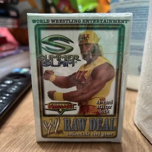 Raw Deal Hollywood Hulk Hogan Starter WWE CCG SummerSlam NEW Comic Images MIB - Picture 1 of 2