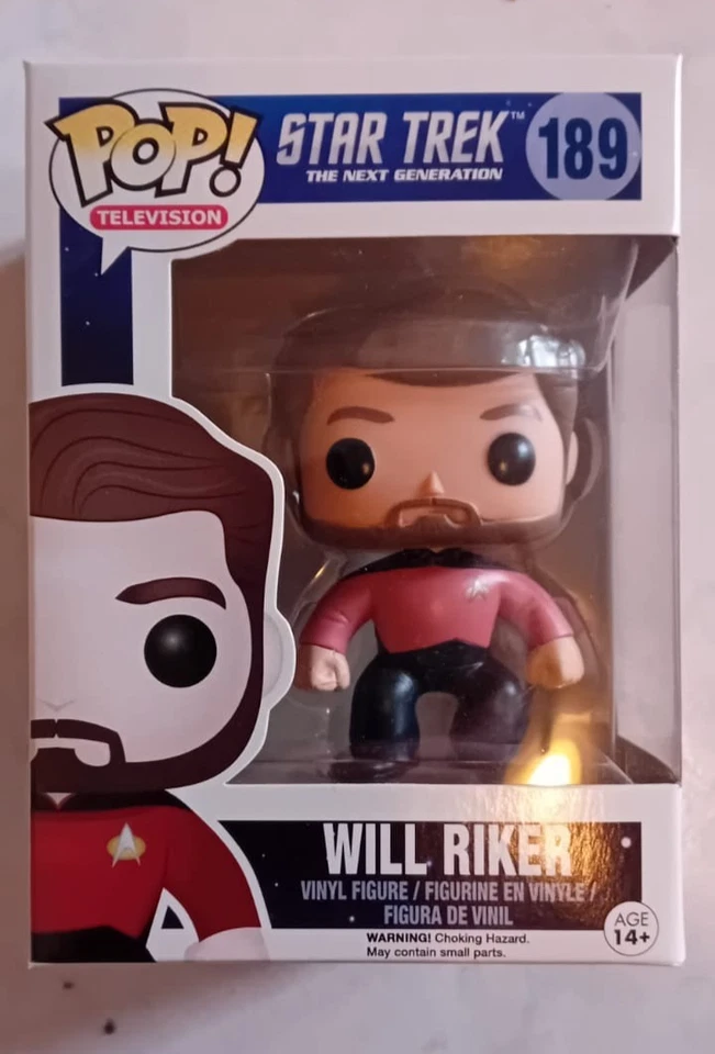 Funko POP! Television #189 Star Trek TNG - Commander Will Riker - Immagine 1 di 1