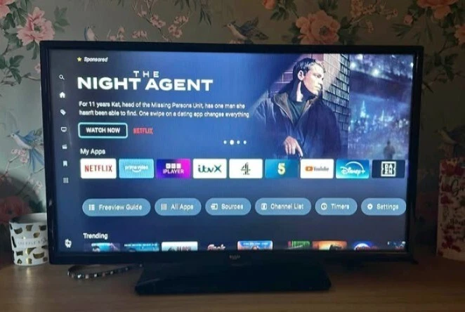 19" BUSH DVD BUILT-IN FREEVIEW BUILT IN HD READY LED TV WITH REMOTE CONTROL - Image 1 of 1